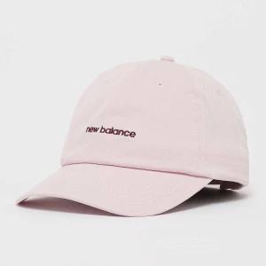 New Balance 6 Panel Linear Logo Hat uniseks Czapki różowy rozmiar Akcesoria