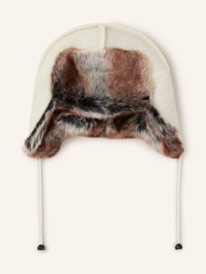 66°North Czapka Kaldi Artic Z Sztucznym Futerkiem beige