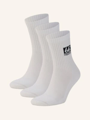 66°North Zestaw 3 Par Skarpet weiss