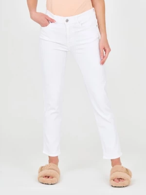 7 FOR ALL MANKIND Białe jeansy damskie Roxanne Ankle