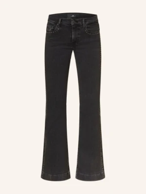 7 For All Mankind Dżinsy Bootcut Dojo Tailorless Z Nitami grau