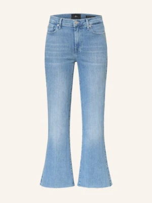 7 For All Mankind Dżinsy Cropped Dojo blau