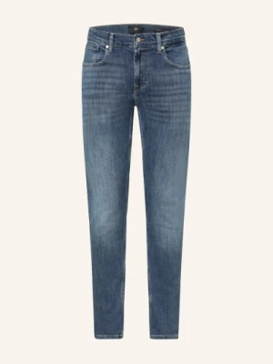 7 For All Mankind Dżinsy Slimmy Tapered Skinny Fit blau