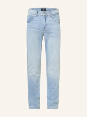 7 For All Mankind Dżinsy Slimmy Tapered Skinny Fit blau
