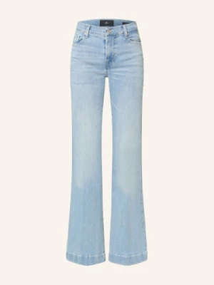 7 For All Mankind Dżinsy Z Rozszerzanymi Nogawkami Dojo blau