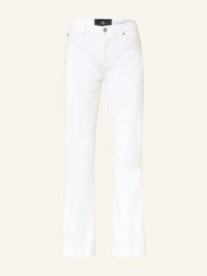 7 For All Mankind Dżinsy Z Rozszerzanymi Nogawkami Dojo Tailorless weiss