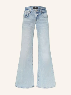 7 For All Mankind Dżinsy Z Rozszerzanymi Nogawkami Low Flare blau