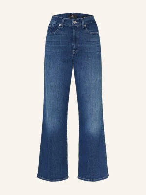 7 For All Mankind Dżinsy Z Szerokimi Nogawkami Lotta Ankle blau 3DO Dark Blue