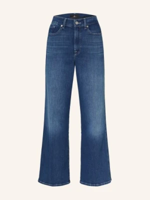7 For All Mankind Dżinsy Z Szerokimi Nogawkami Lotta Ankle blau