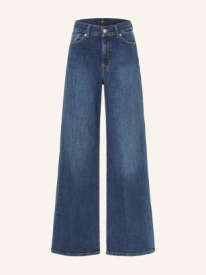 7 For All Mankind Dżinsy Z Szerokimi Nogawkami Lotta blau