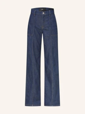 7 For All Mankind Dżinsy Z Szerokimi Nogawkami Lotta blau