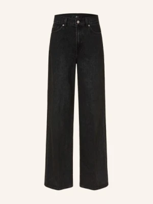 7 For All Mankind Dżinsy Z Szerokimi Nogawkami Lotta schwarz