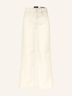 7 For All Mankind Dżinsy Z Szerokimi Nogawkami Lotta Tailorless weiss