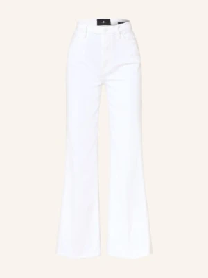 7 For All Mankind Dżinsy Z Szerokimi Nogawkami Soleil weiss