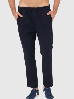 7 FOR ALL MANKIND Granatowe spodnie męskie Jogger Chino