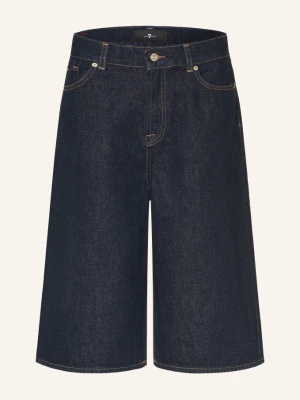 7 For All Mankind Jeansowe Bermudy Kuloty blau 45B HALFNIGHT