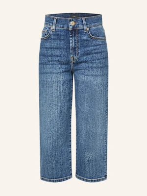 7 For All Mankind Jeansy 3/4 Capri blau