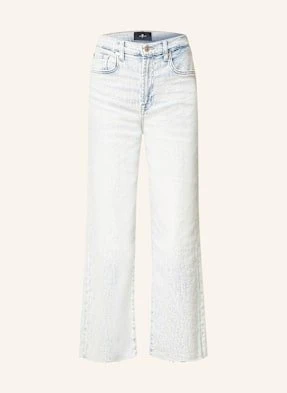 7 For All Mankind Jeansy 7/8 Cropped Alexa blau