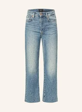 7 For All Mankind Jeansy 7/8 Cropped Alexa blau