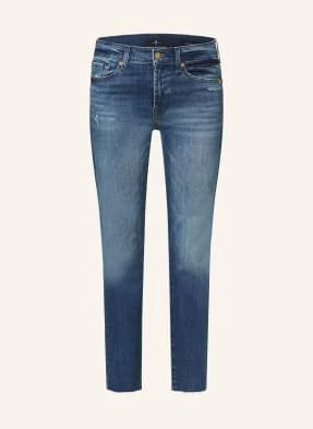 7 For All Mankind Jeansy 7/8 Roxanne Ankle blau