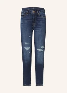 7 For All Mankind Jeansy 7/8 Roxanne blau
