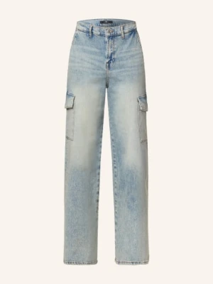 7 For All Mankind Jeansy Bojówki Cargo Scout blau