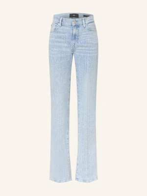7 For All Mankind Jeansy Bootcut Z Ozdobnymi Kamykami blau