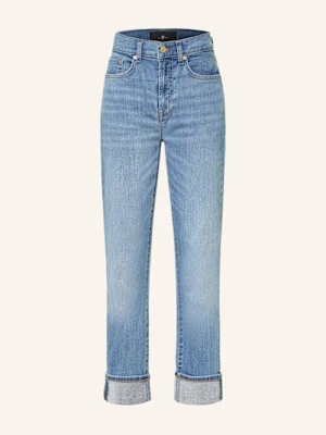 7 For All Mankind Jeansy Boyfriend Relaxed Skinny blau