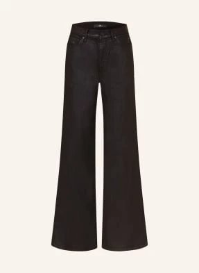 7 For All Mankind Jeansy Coated Lotta schwarz