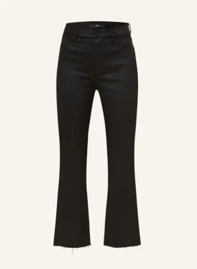 7 For All Mankind Jeansy Coated schwarz