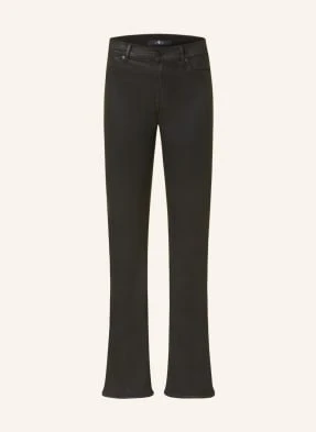 7 For All Mankind Jeansy Coated schwarz