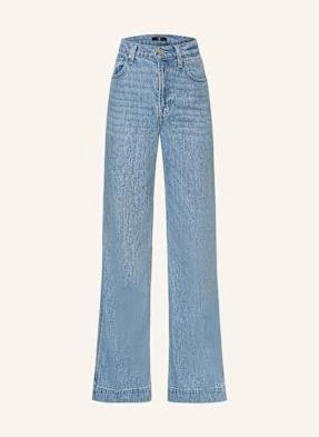 7 For All Mankind Jeansy Flare blau