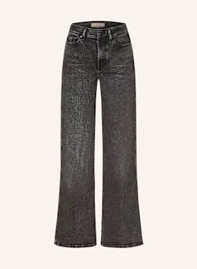 7 For All Mankind Jeansy Flare Lotta schwarz