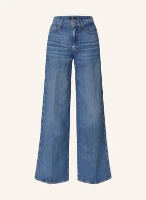 7 For All Mankind Jeansy Flare Lotta Z Lnem blau