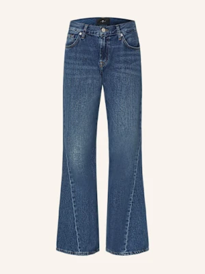 7 For All Mankind Jeansy Flare Spencer Mesa With Twisted Seam blau