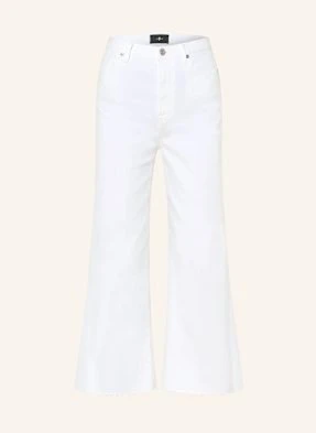 7 For All Mankind Jeansy Flare Ultra High Rise Cropped Jo weiss