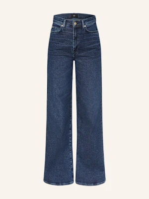7 For All Mankind Jeansy Flare Ultra High Rise Jo blau