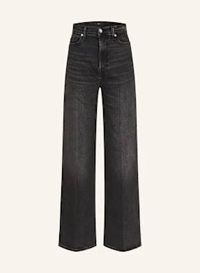 7 For All Mankind Jeansy Flare Ultra High Rise Jo schwarz