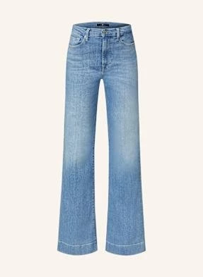 7 For All Mankind Jeansy Flared Modern Dojo blau