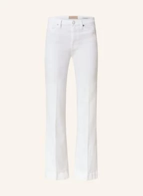 7 For All Mankind Jeansy Flared Modern Dojo weiss