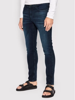 7 For All Mankind Jeansy Luxe Performance Eco JSMXR460LL Granatowy Slim Fit