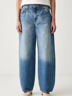 7 FOR ALL MANKIND jeansy relaxed fit damskie niebieski