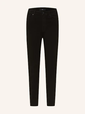 7 For All Mankind Jeansy Skinny Aubrey schwarz