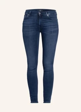 7 For All Mankind Jeansy Skinny blau