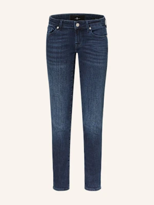 7 For All Mankind Jeansy Skinny Low Skinny grau