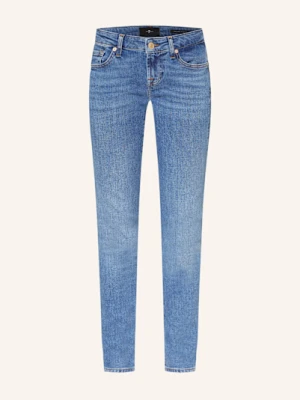 7 For All Mankind Jeansy Skinny Low Skinny Yuma blau