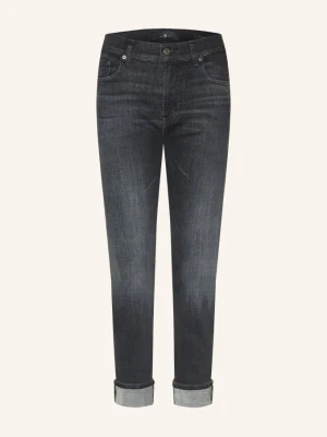 7 For All Mankind Jeansy Skinny Relaxed Skinny schwarz 45O BLACKOUT