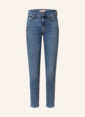 7 For All Mankind Jeansy Skinny Roxanne Ankle blau