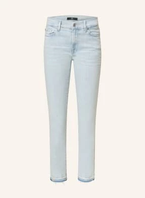 7 For All Mankind Jeansy Skinny Roxanne Ankle blau