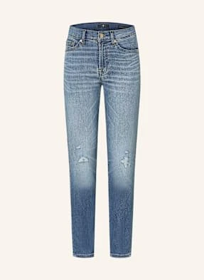 7 For All Mankind Jeansy Skinny Roxanne Mimosa blau